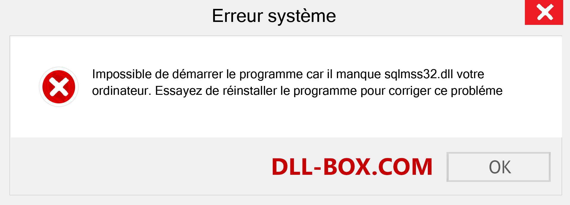 Le fichier sqlmss32.dll est manquant ?. Télécharger pour Windows 7, 8, 10 - Correction de l'erreur manquante sqlmss32 dll sur Windows, photos, images